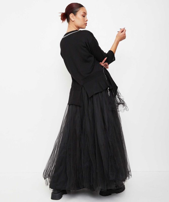 Bize Tulle Knit Jumper