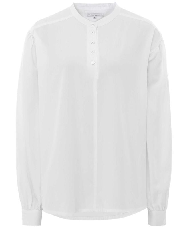Lurdes Bergada Puff Sleeve Tencel Shirt