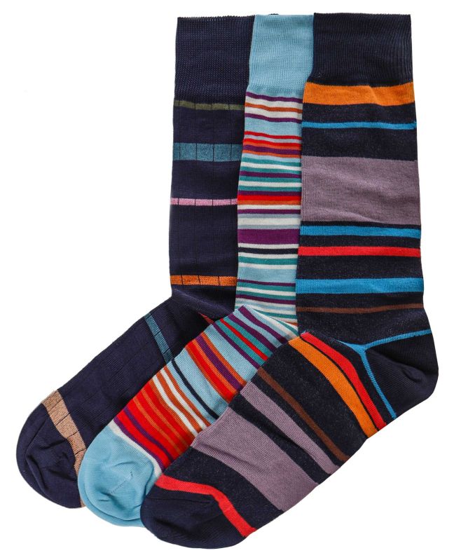 Paul Smith Striped Socks 3 Pack
