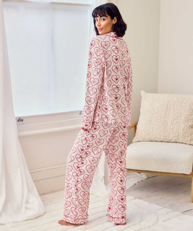 Chelsea Peers Cupid Heart Long Pajamas