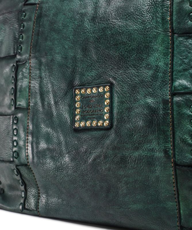 Campomaggi Edera Woven Leather Shopper Bag