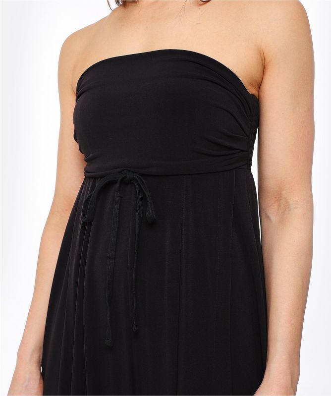 NU London Strapless Jersey Jumpsuit