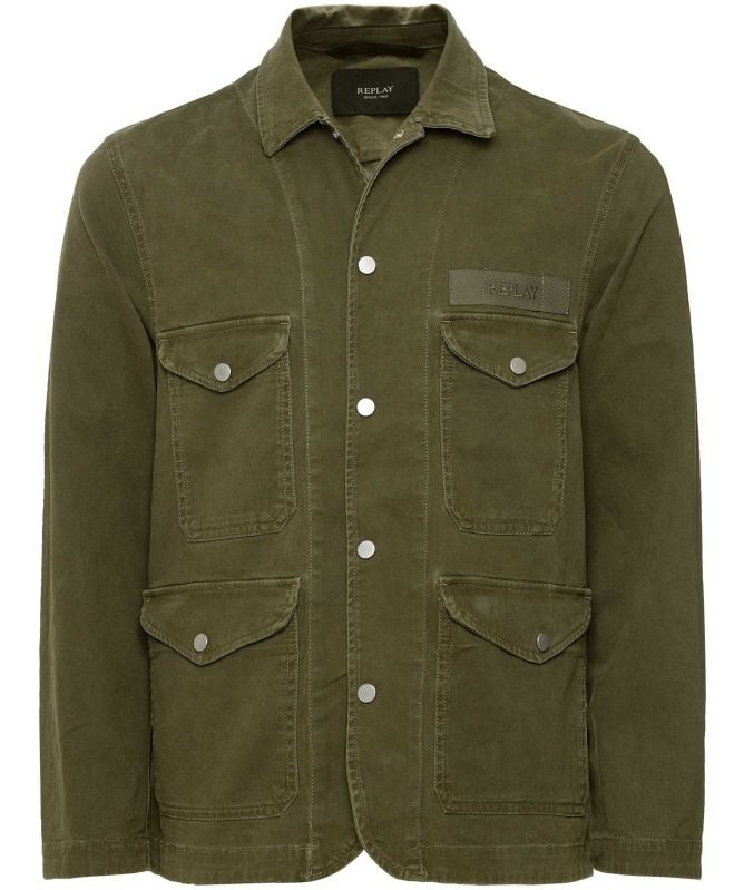 Replay Twill Pocket Overshirt