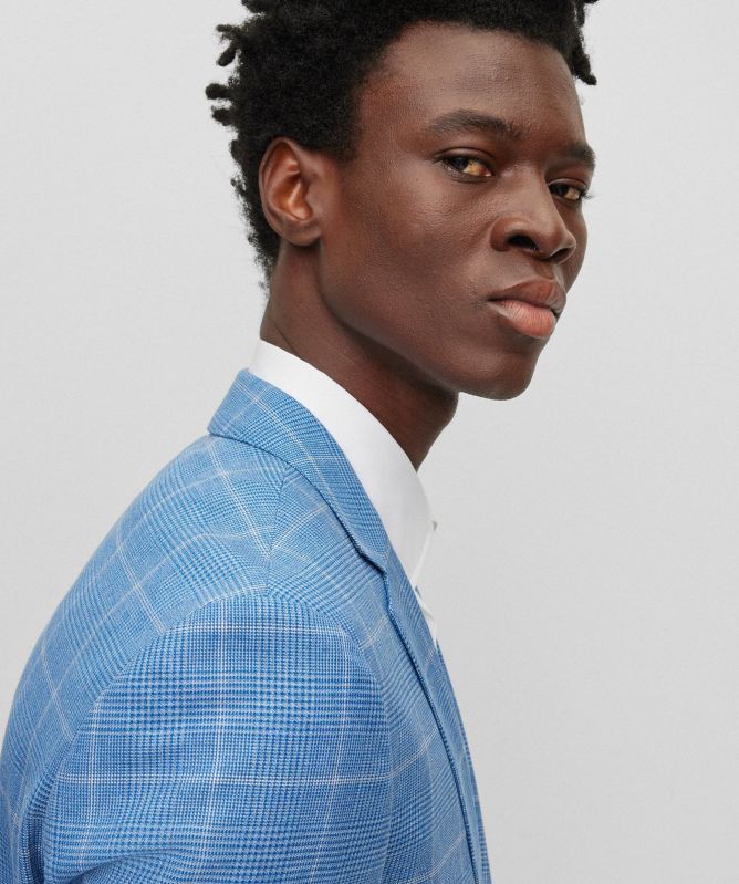 BOSS Blue Slim Fit H-Hutson-231 Blazer | Jules B