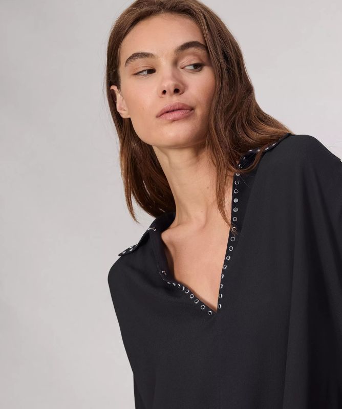 rag & bone Emmy Embellished Top