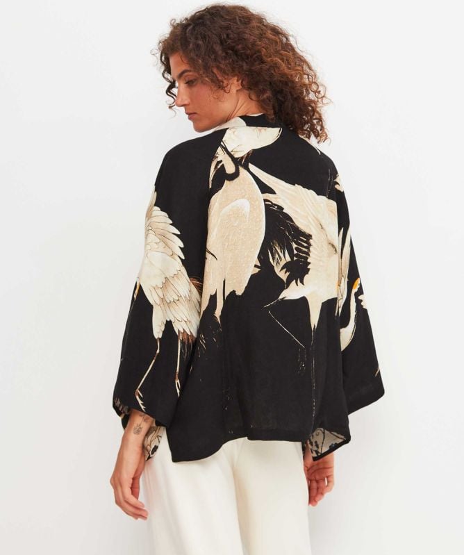 One Hundred Stars Stork Black Summer Jacket