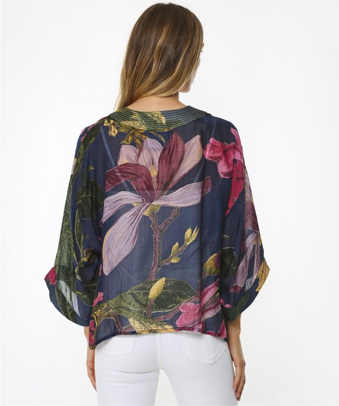 One Hundred Stars Kew Magnolia Kimono