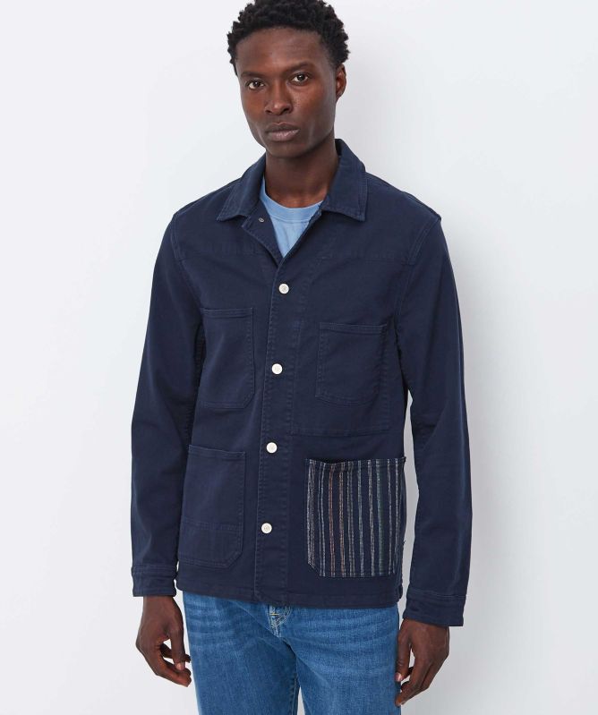 Paul Smith Embroidered Stripe Chore Jacket