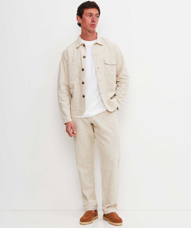 Burrows and Hare Linen Jericho Jacket