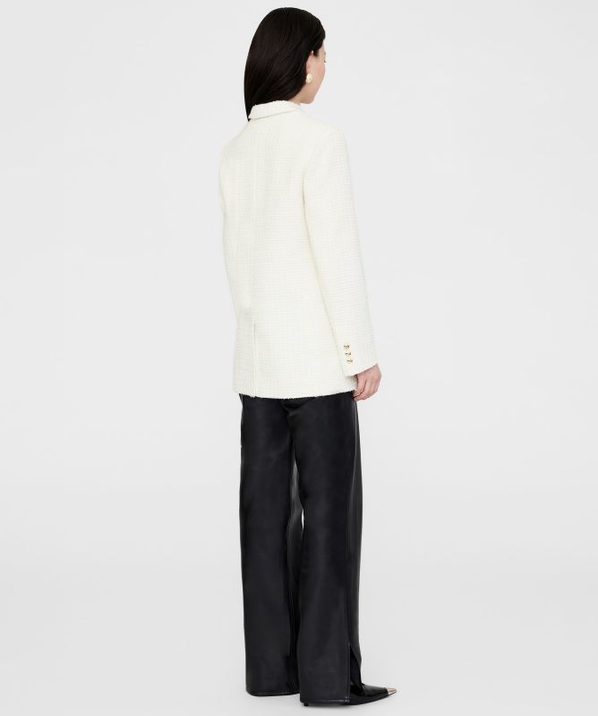 Anine Bing Jasmine Double-Breasted Blazer