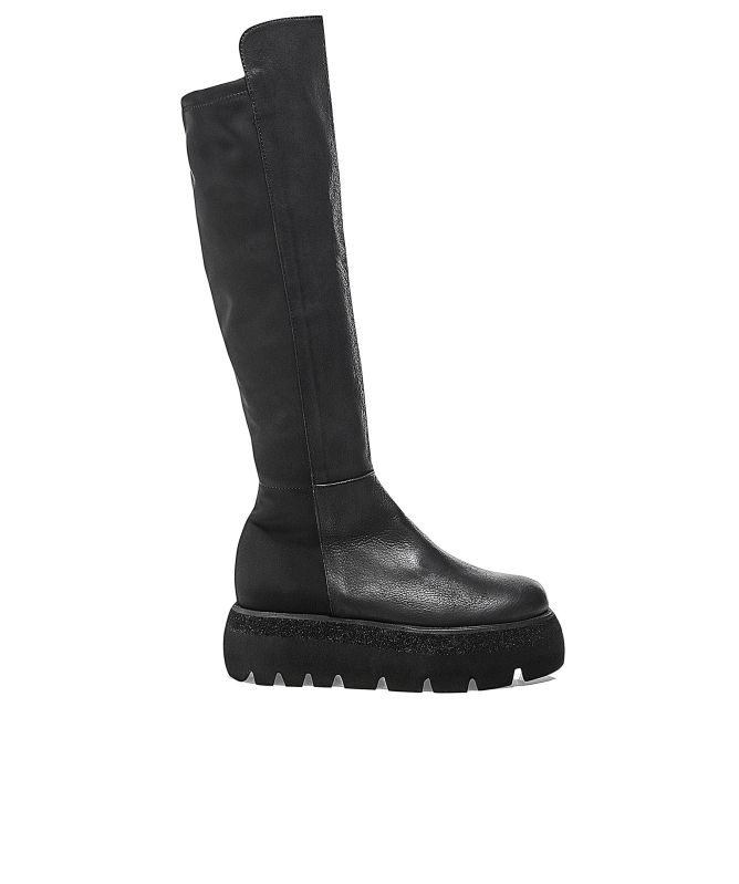 Lofina Leather High Knee Boots