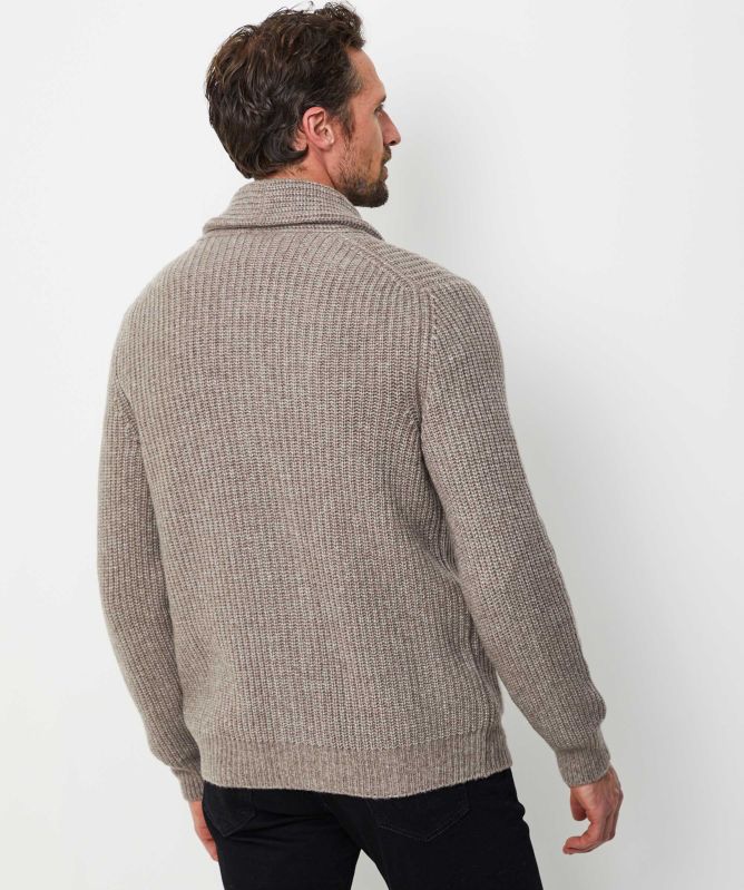 Gran Sasso Virgin Wool Shawl Cardigan