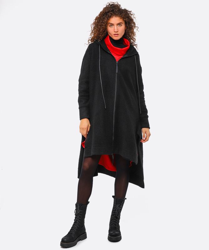 NU London Longline Fleece Jacket