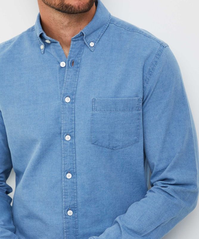 Hackett Denim Oxford Shirt