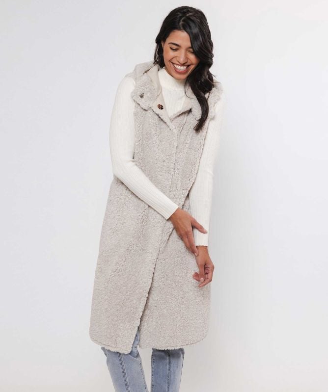 Rino and Pelle Ginny Long Reversible Waistcoat