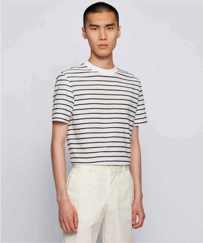 BOSS Striped Tiburt 223 T-Shirt