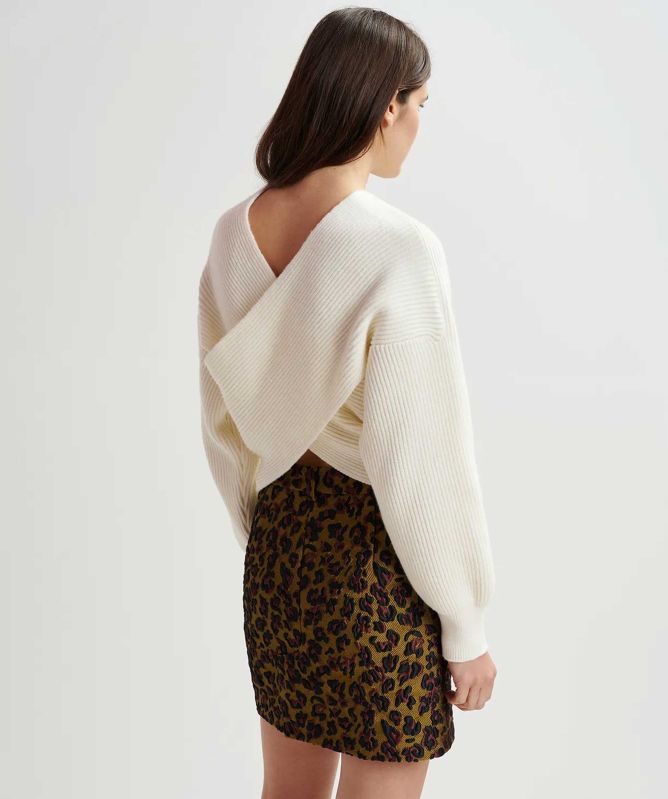 Essentiel Antwerp Crossover Knit Jumper
