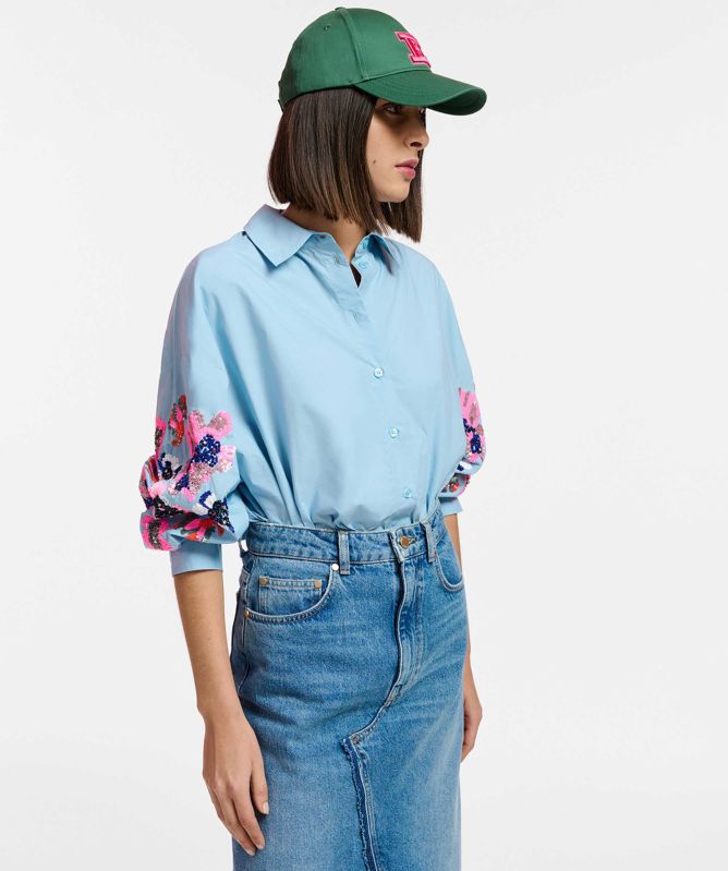 Essentiel Antwerp Eliana Embroidered Shirt