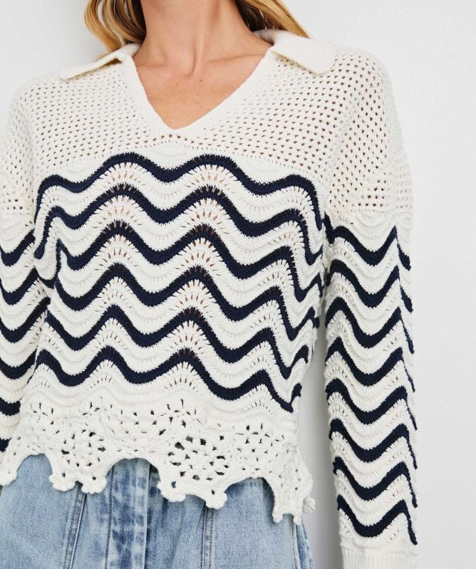 Rails Louise Wave Stripe Jumper