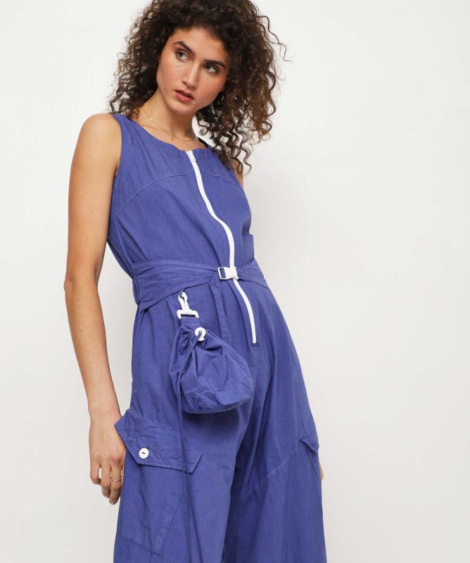 Lurdes Bergada Cotton Combat Jumpsuit