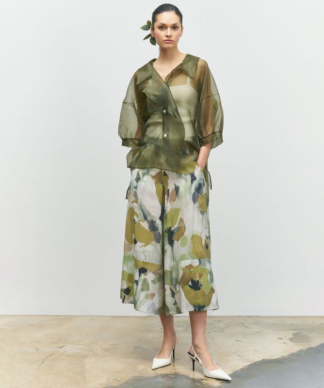 Bize Sheer Organza Shirt