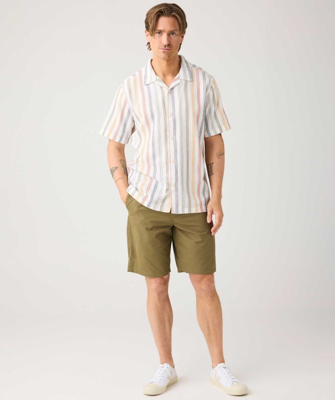 Knowledge Cotton Striped Cotton Shirt