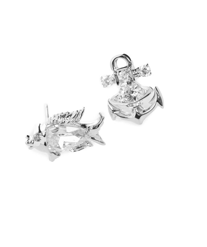 Vivienne Westwood Marialena Fish Earrings