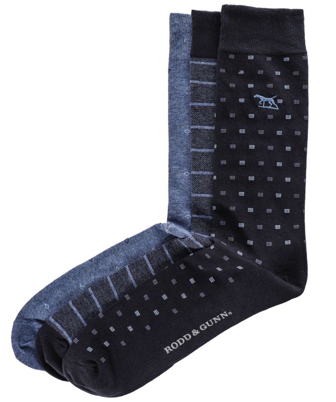Rodd and Gunn Seacliff 3 Pack Socks