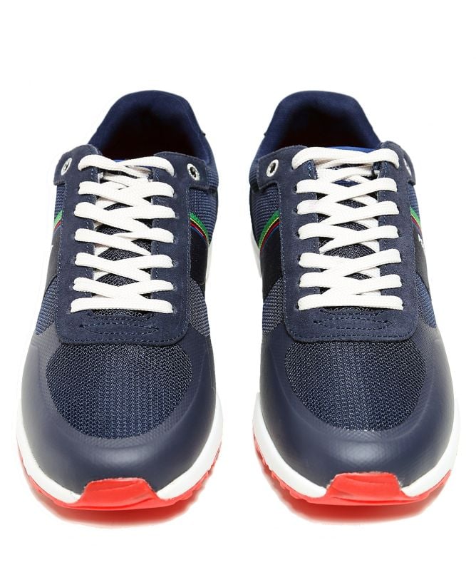 PS PAUL SMITH HUEYスニーカー PS by Paul Smith Navy Sports Stripe Huey Sneakers | Jules B