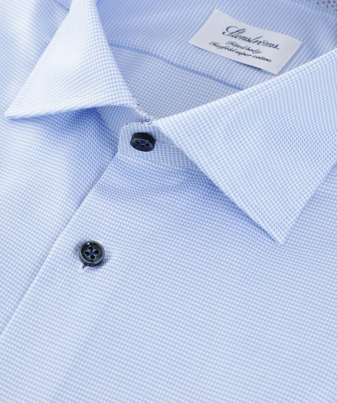 Stenstroms Fitted Body Houndstooth Shirt