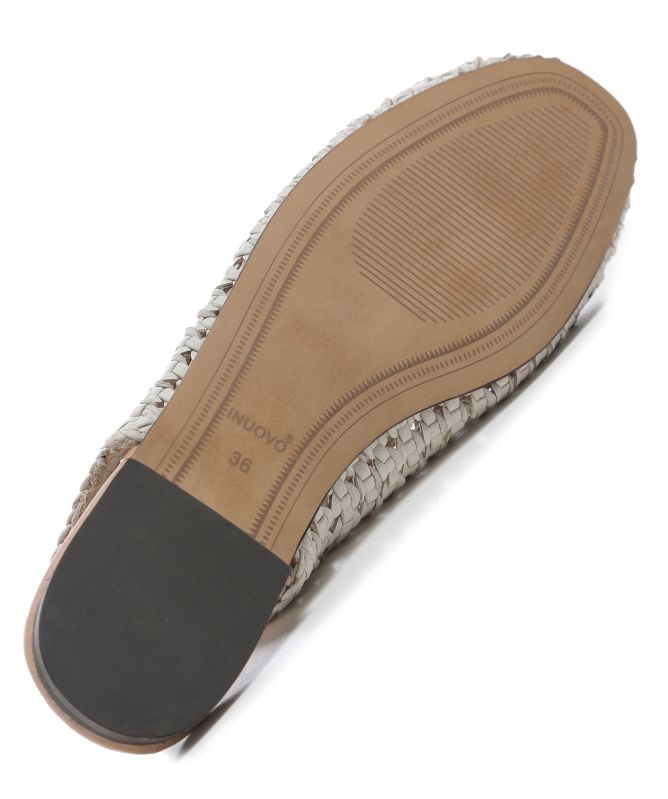 INUOVO Woven Slingback Flats