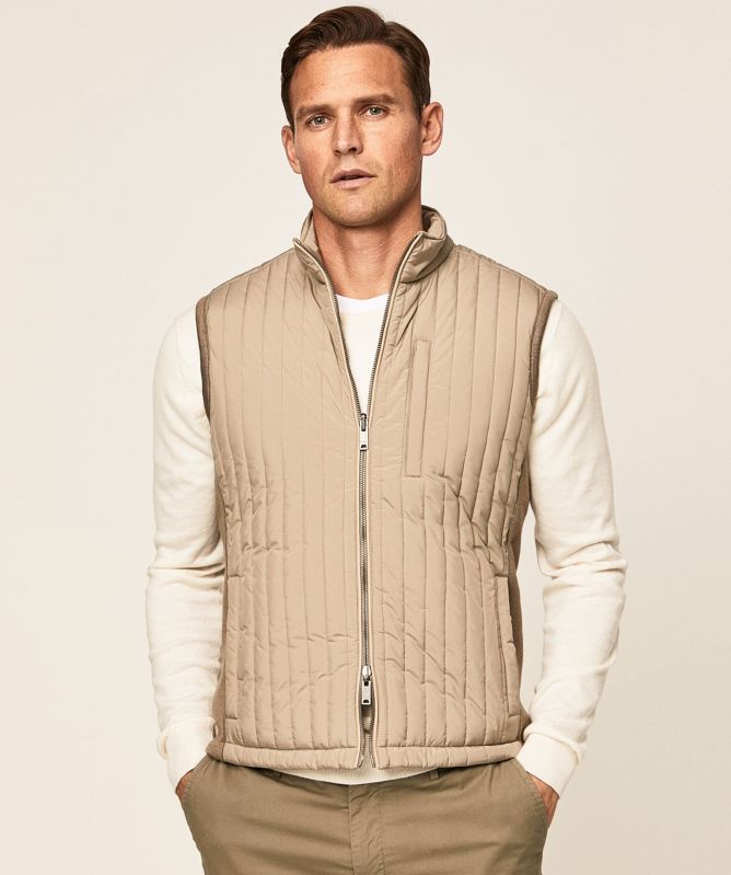 Hackett Reversible Quilted Gilet