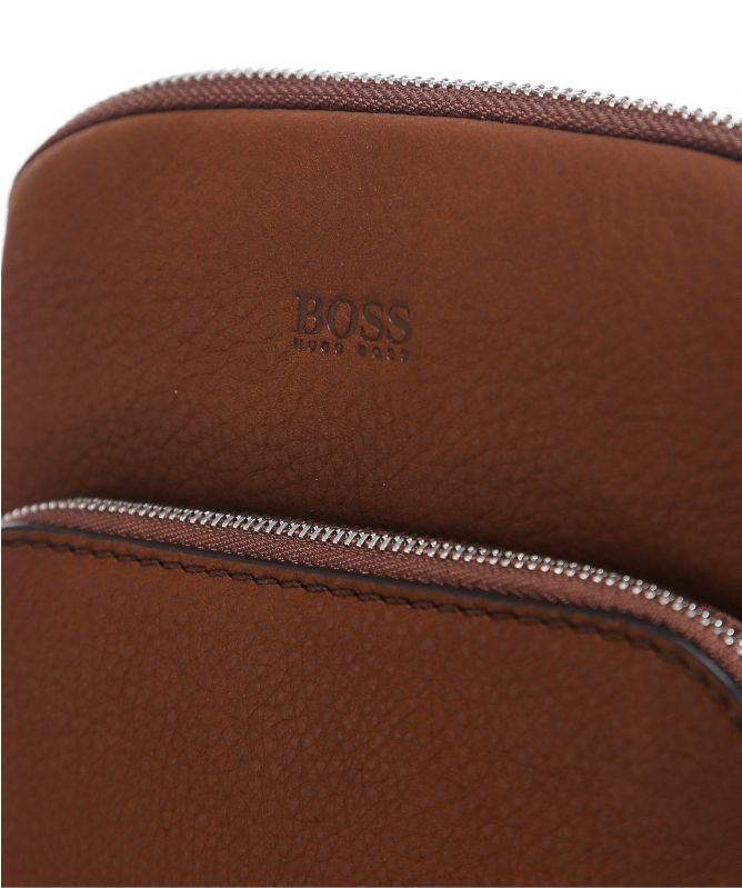 BOSS Leather Crosstown C_NS phone Bag