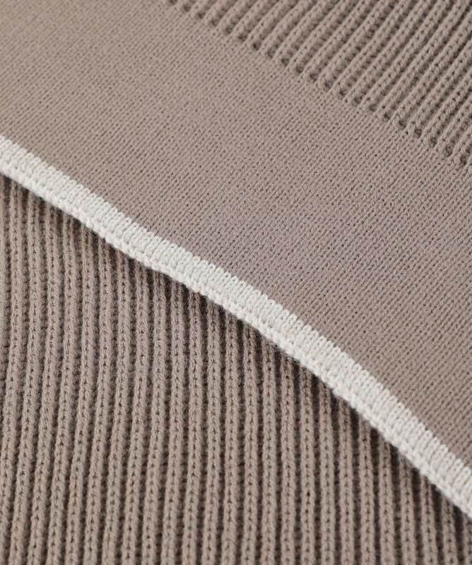 Seinse Rib Knit Tipped Scarf