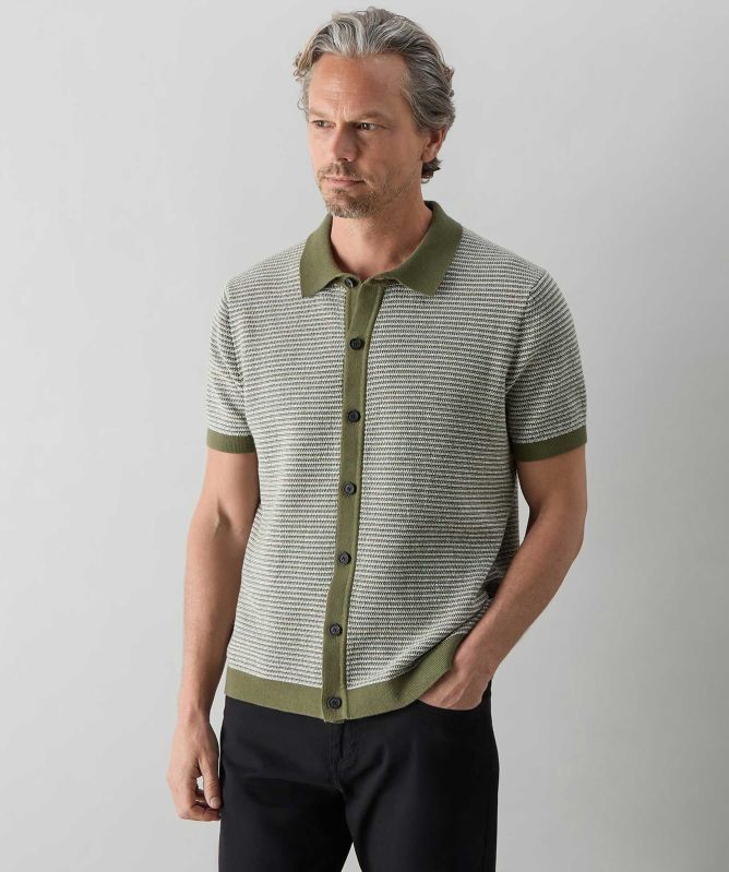 Oliver Sweeney Hessle Knitted Short-Sleeved Shirt