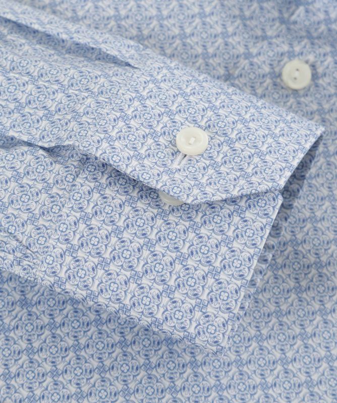 Eton Slim Fit Geometric Twill Shirt