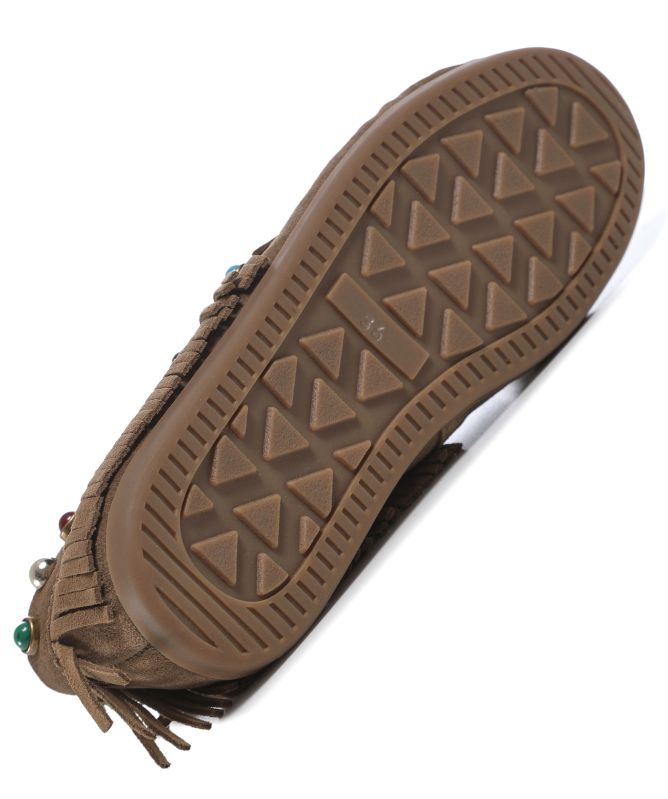 INUOVO Jewel Fringe Moccasins