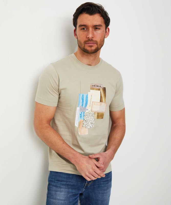 Seinse Crew Neck Print T-Shirt