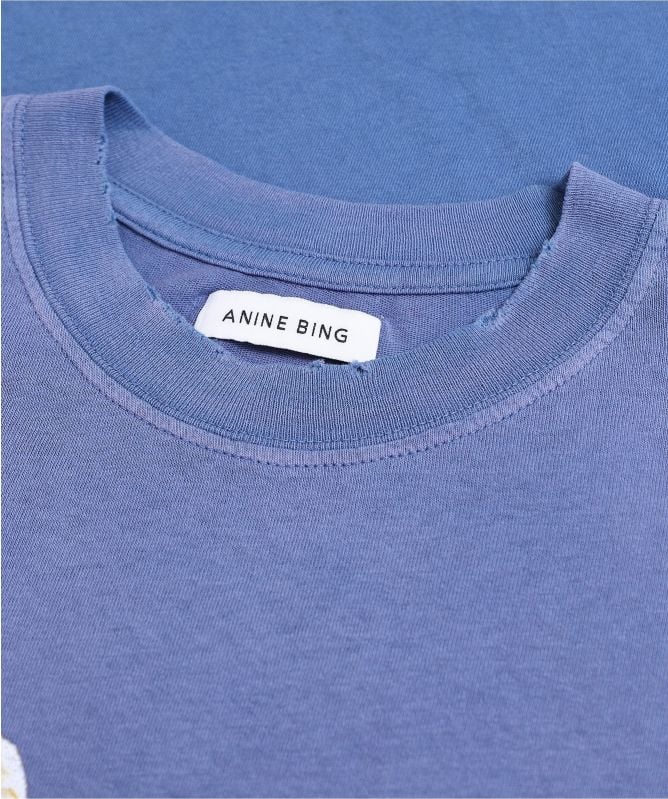 Anine Bing Ida Organic Cotton Ab X Bowie Tee