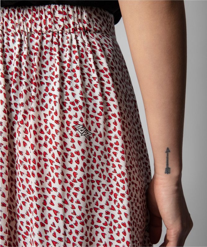 Zadig and Voltaire Joslin Crush Midi Skirt