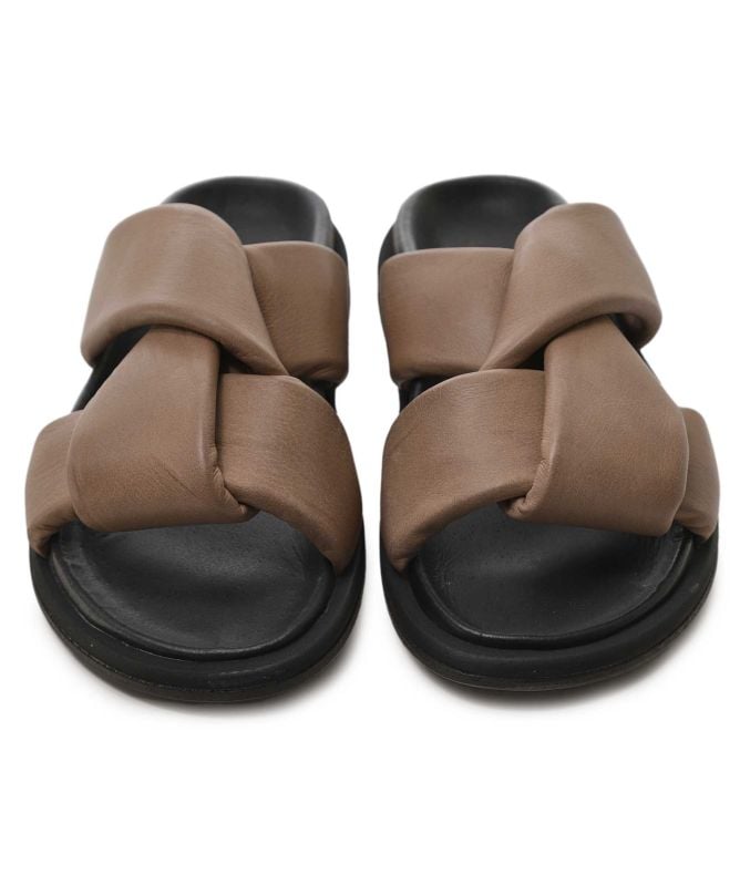 Lofina Padded Leather Sandals