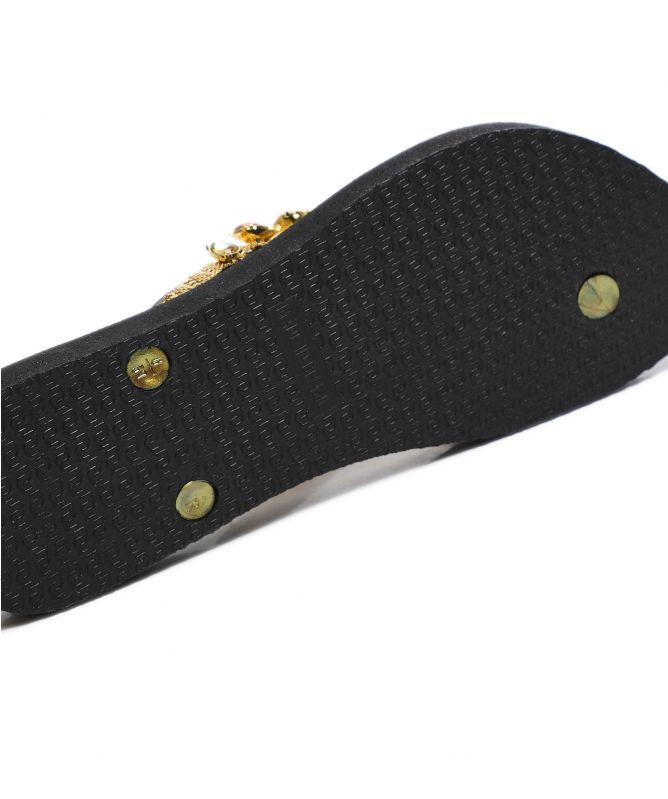 Uzurii Alexia Crystal Flip Flops