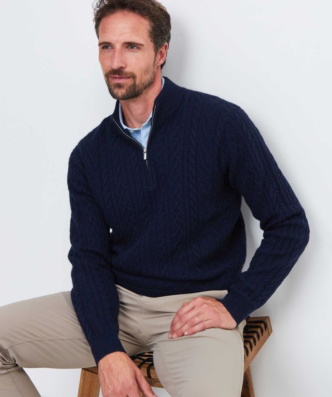 Peter Millar Crescent Ridge Quarter Zip Jumper