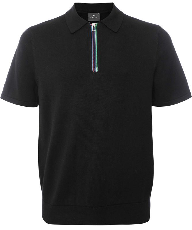 Paul Smith Knitted Zip Polo Shirt