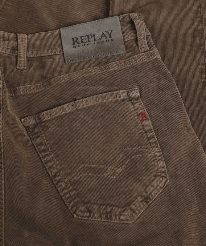 Replay Straight Fit Corduroy Grover Jeans