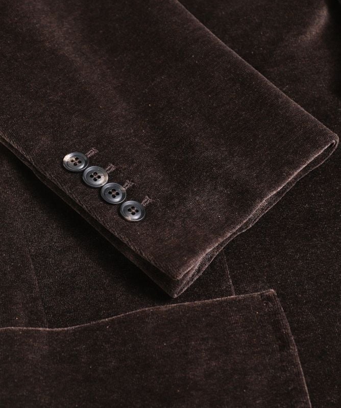 Circolo 1901 Slim Fit Velour Blazer