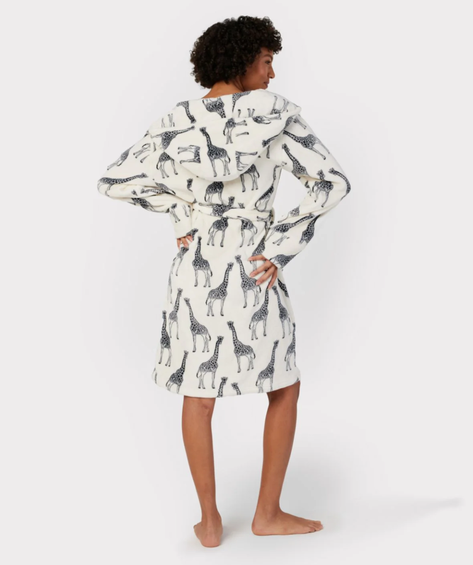 Chelsea Peers Fleece Giraffe Dressing Gown