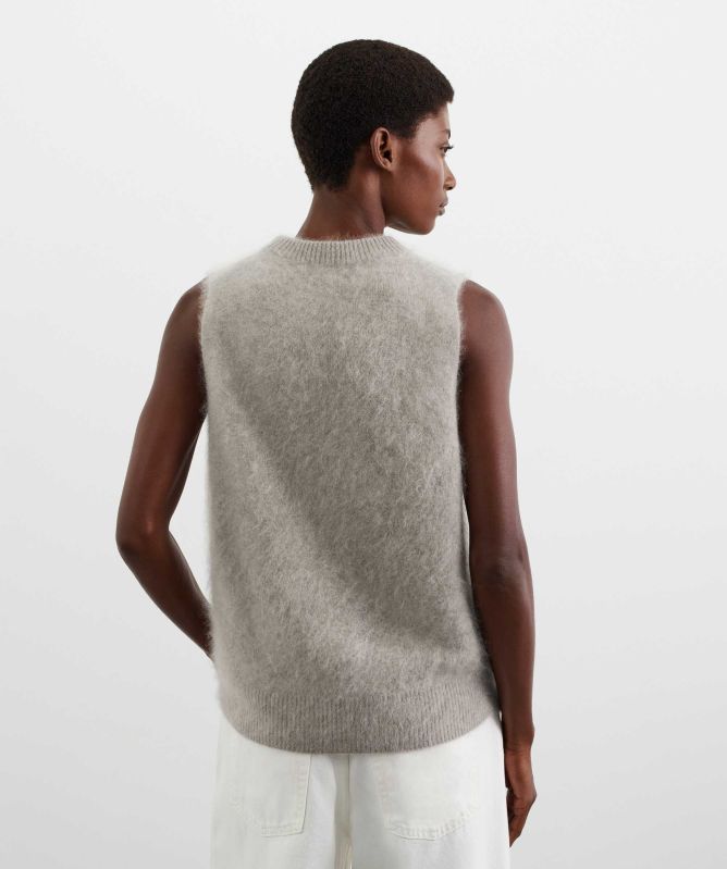 Soft Goat Cashmere Cuddle Singlet