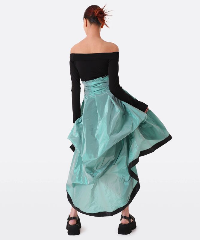 Xenia Design Marianne Taffeta High Low Hem Dress
