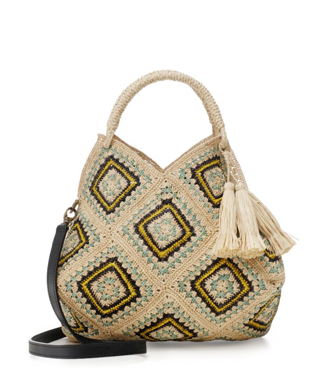 Rabarany Crochet Raffia Bag